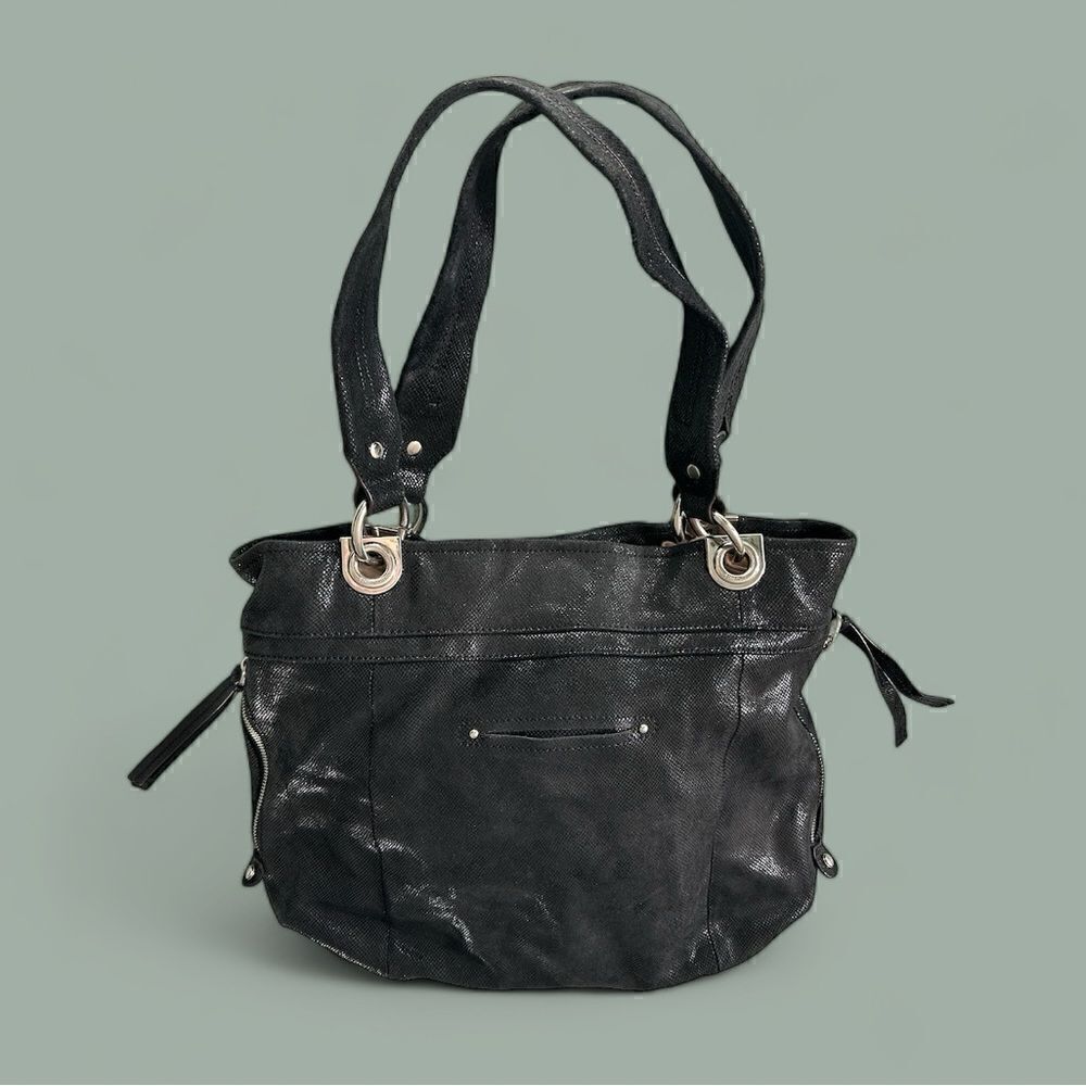 B. Makowsky Handbag Black Y2K